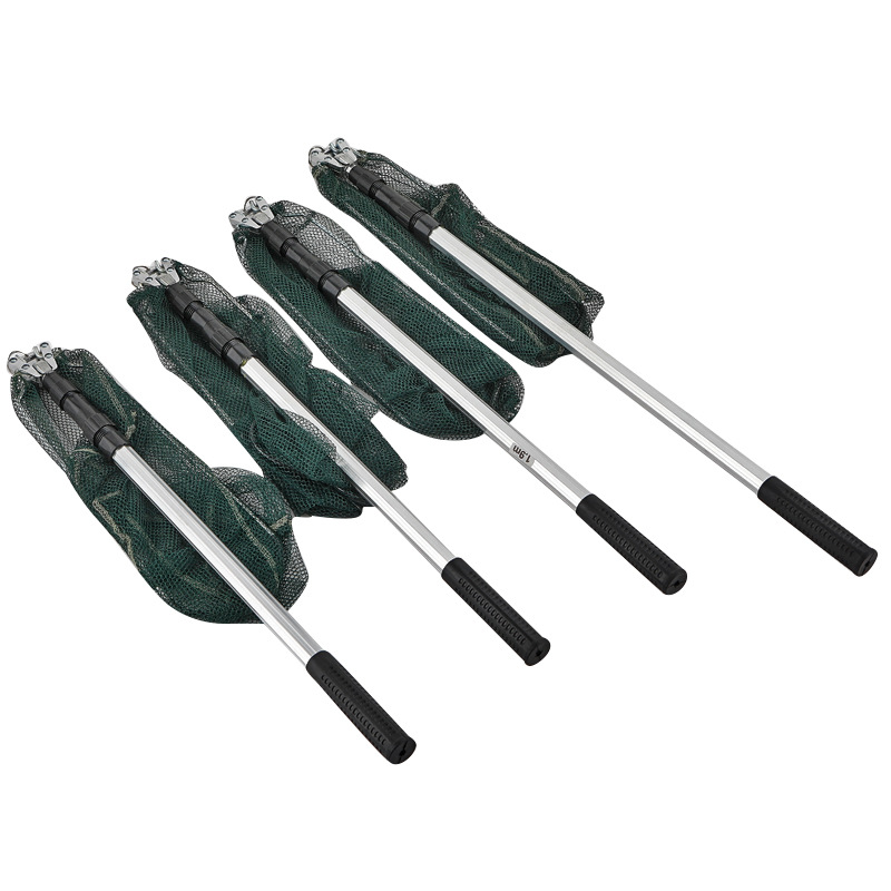 Landing Net Telescopic - Aluminum Alloy Fishing Landing Net with
