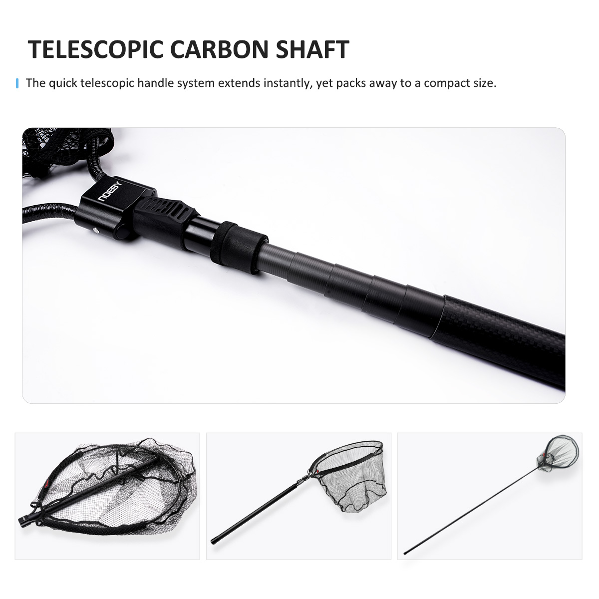 NOEBY Telescopic Landing Net F - Landing Net Telescopic review and price