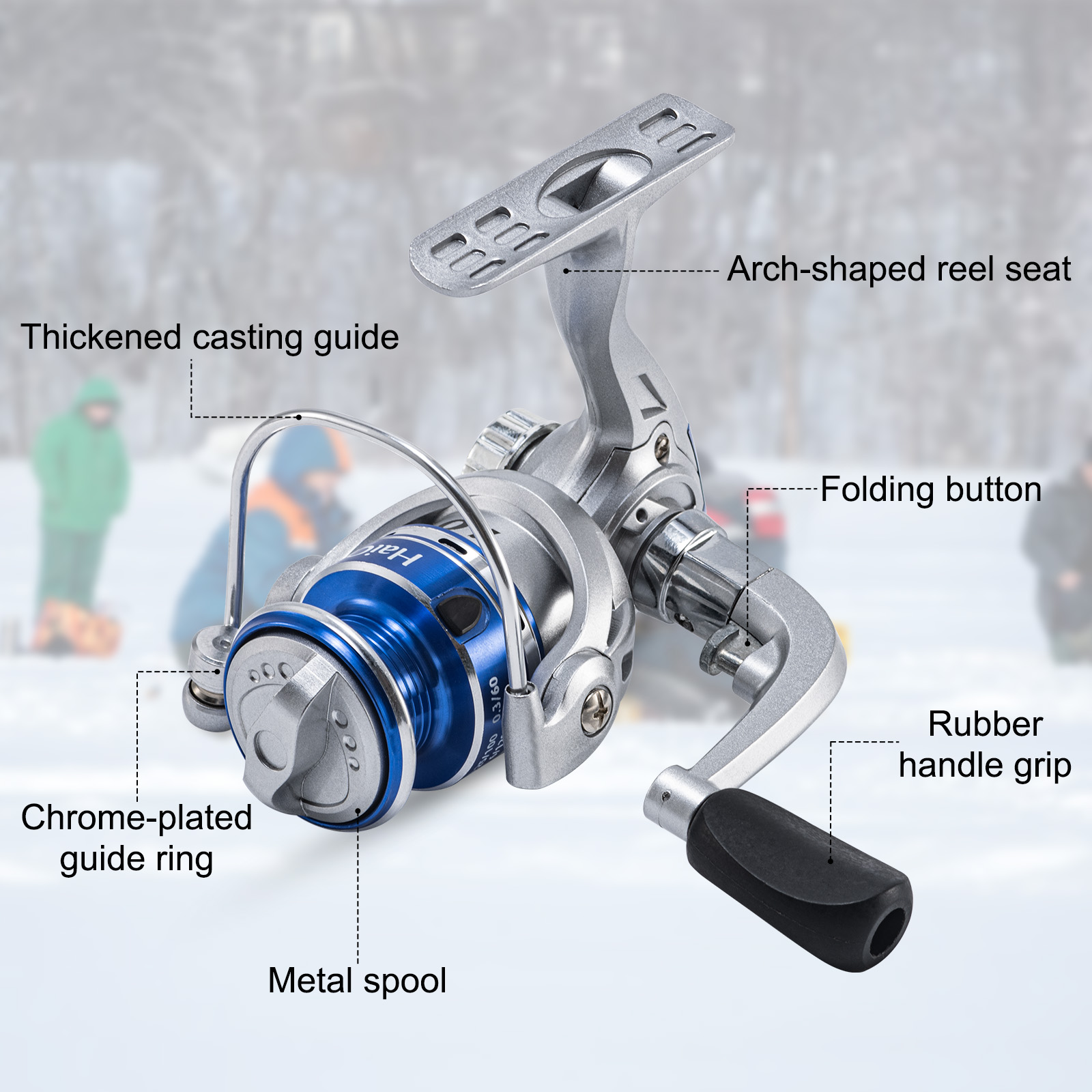 Goture New Ice Fishing Reels W - Fishing Equipment List review and price