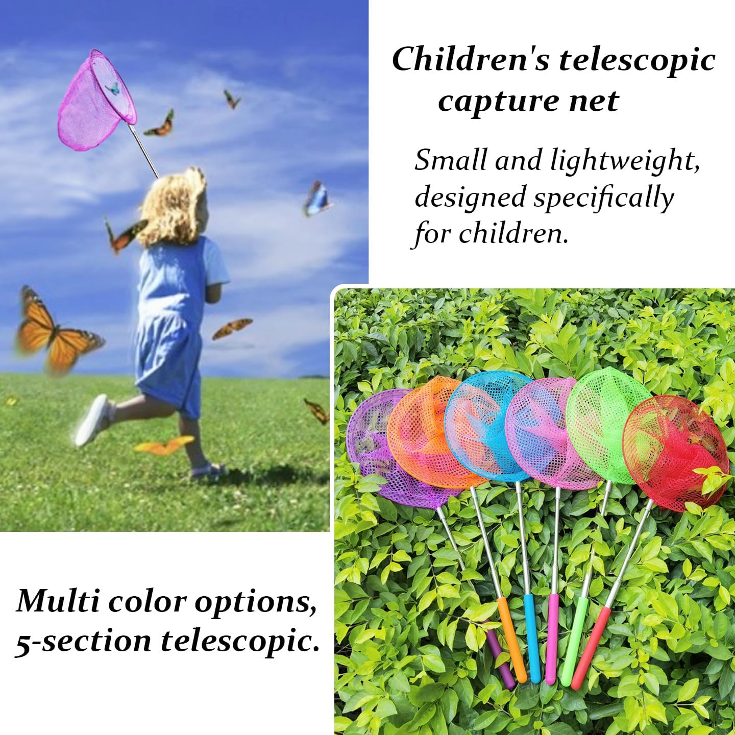 Mini Fishing Net Colorful Anti - Landing Net Telescopic review and price