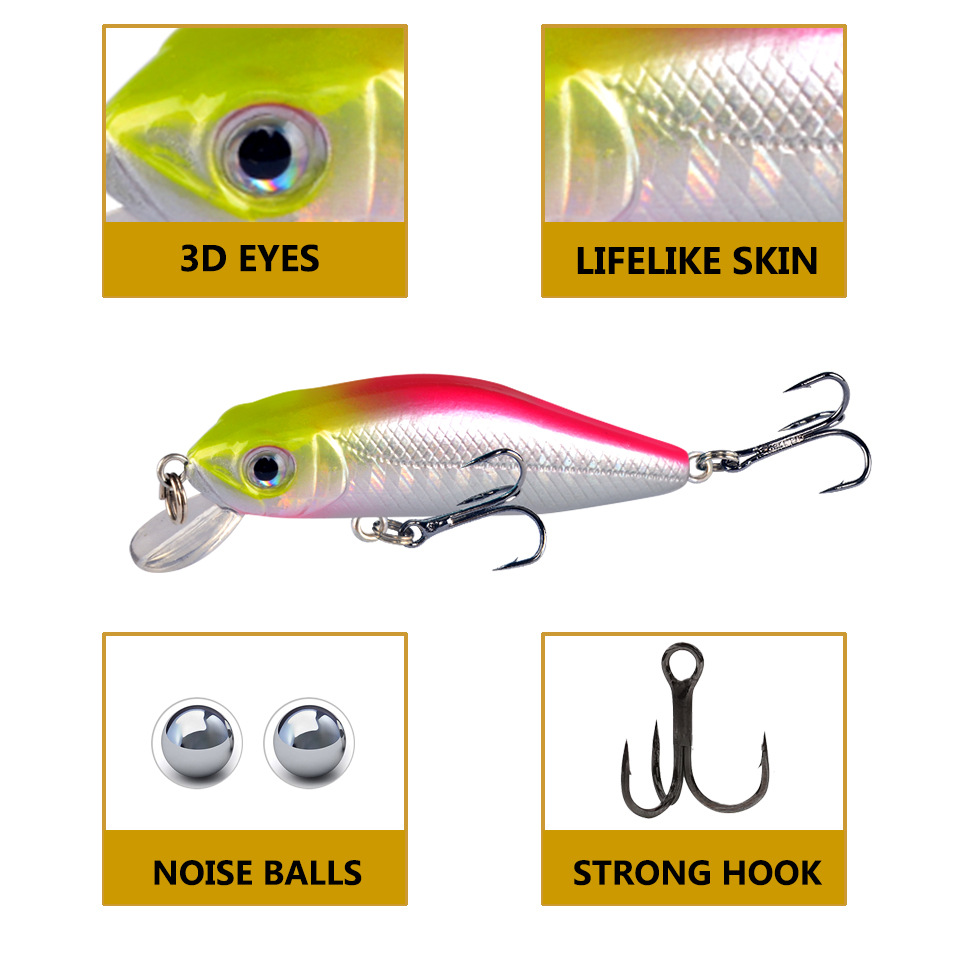 1PCS 6cm 4.5g Fishing Lure Qua - Quality Fishing Equipment review and price