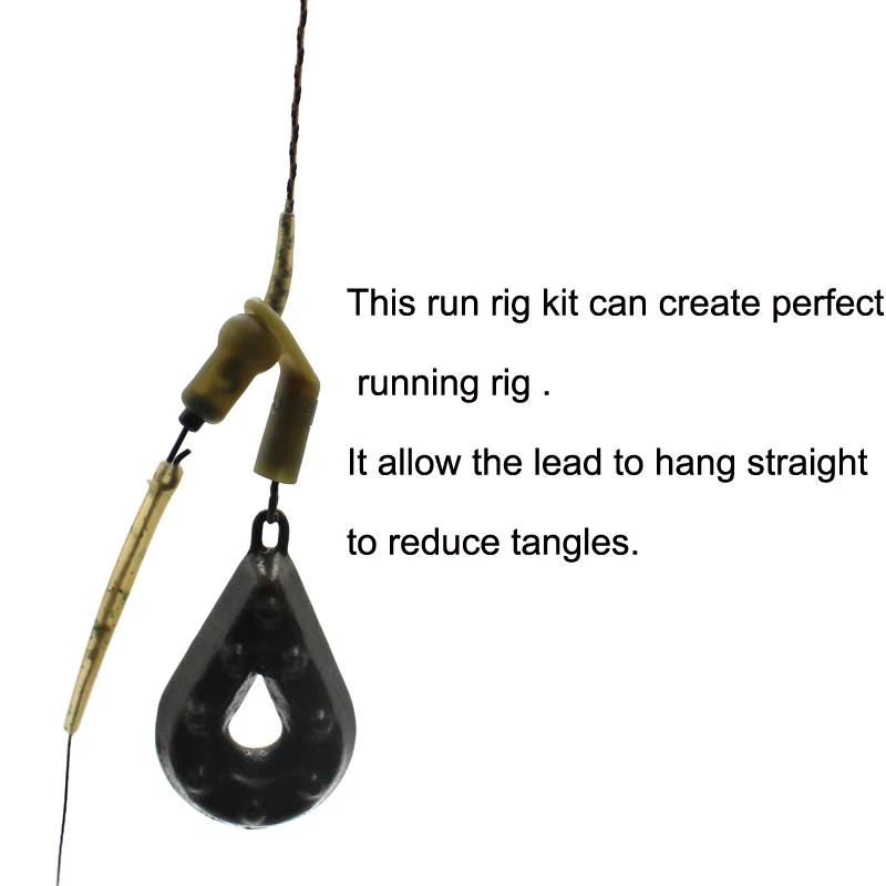 12 Pieces Carp Fishing Run Rig - Fishing Equipment List review and price