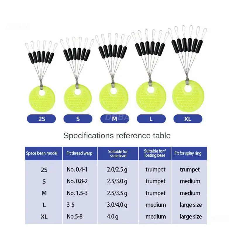 Fishing Rod Rubber Space Beans - Fishing Bobber Float review and price