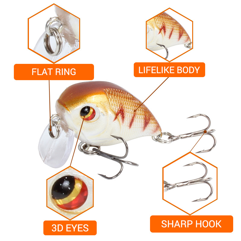 1Pcs Floating Crank Fishing Lu - Quality Fishing Equipment review and price