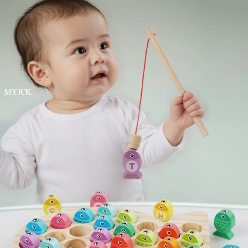 Kids Wooden Fishing Game Toy G - Fishing Equipment For Kids review and price