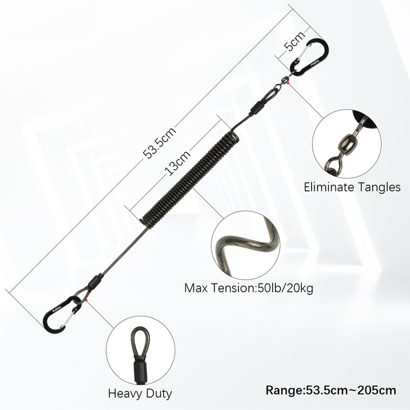 fishing tools Coiled Lanyards  - Fishing Equipment List review and price