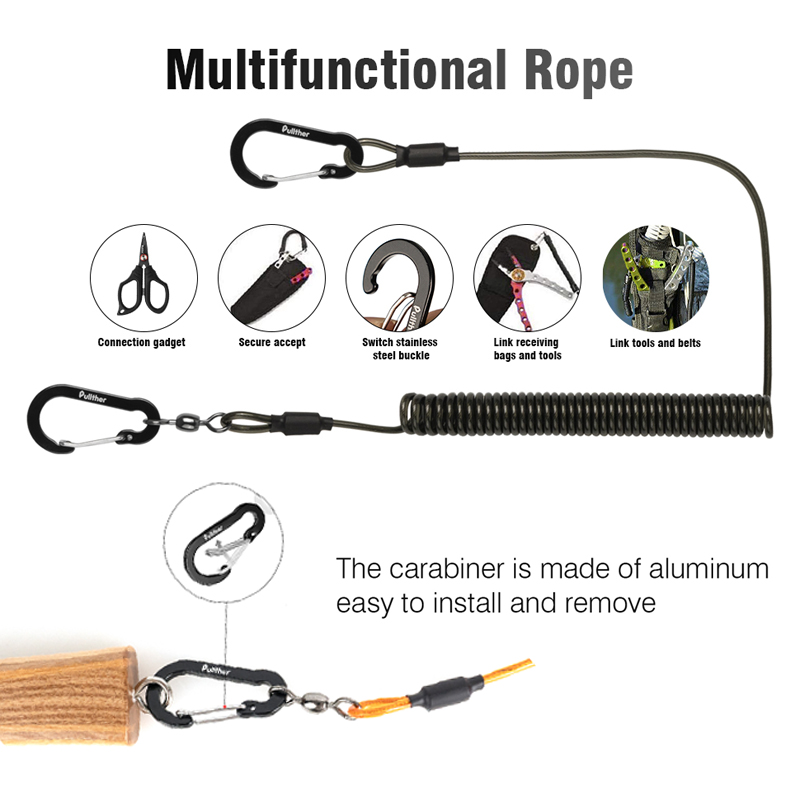 fishing tools Coiled Lanyards  - Fishing Equipment List review and price