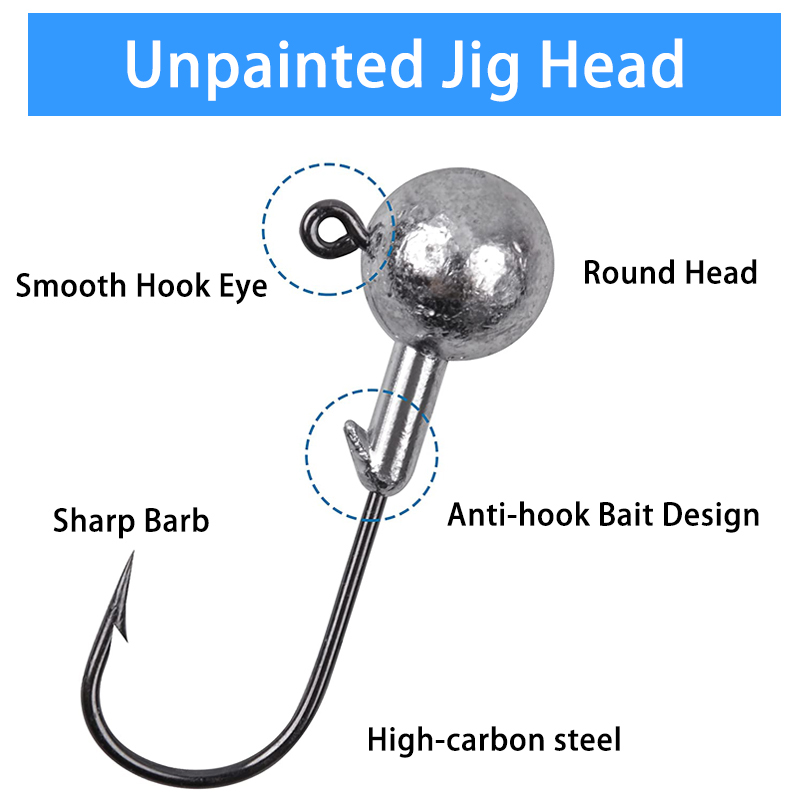 100PCS Fishing Hooks Lead Jig  - Fishing Equipment List review and price