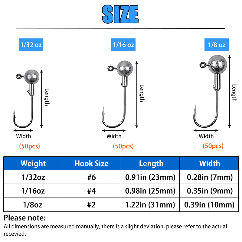 100PCS Fishing Hooks Lead Jig  - Fishing Equipment List review and price