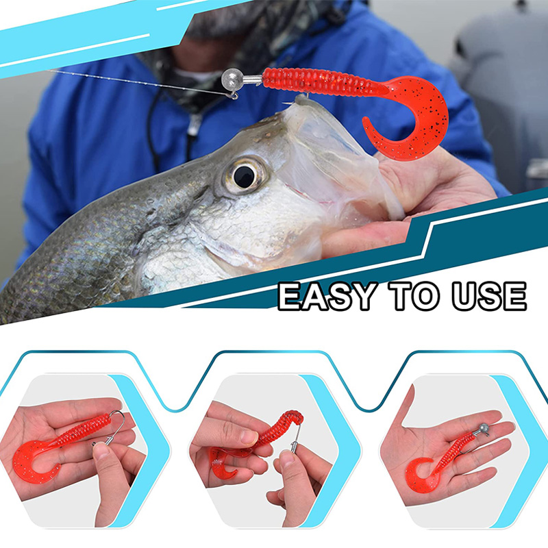 100PCS Fishing Hooks Lead Jig  - Fishing Equipment List review and price