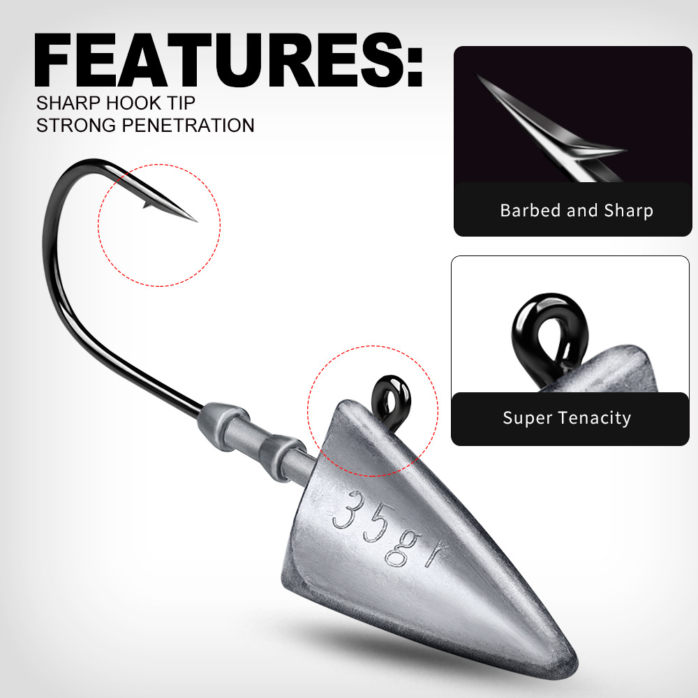 5pcs Triangle Jig Head Fishing - Fishing Equipment List review and price