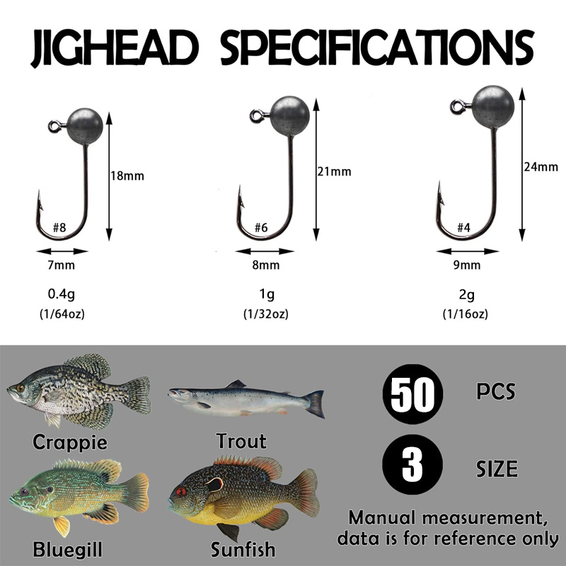 50PCS Original Color Lead Jig  - Fishing Equipment List review and price