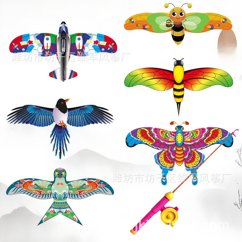 Children Kite Toy Cartoon Eagl - Fishing Equipment For Kids review and price