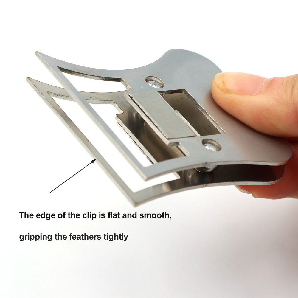 ICERIO Fly Tying Hackle Clamp  - Fishing Equipment List review and price