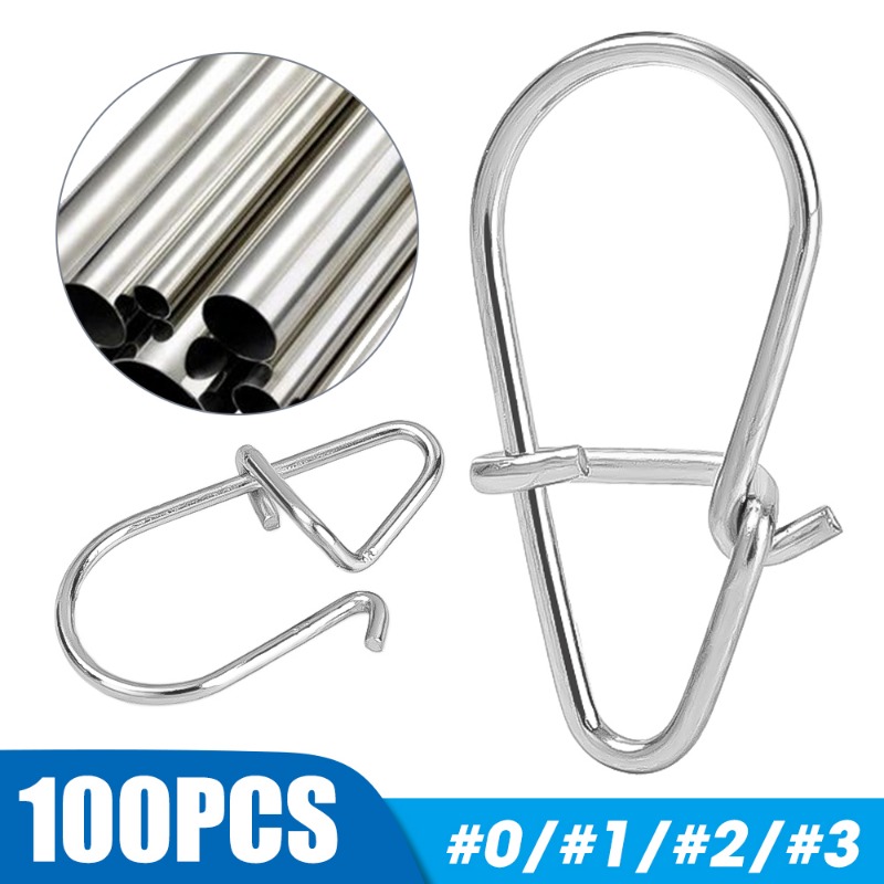 100PCS Stainless Steel Fishing - Fishing Equipment And Tools review and price