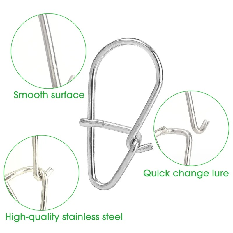 100PCS Stainless Steel Fishing - Fishing Equipment And Tools review and price